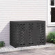 Vidaxx couvercle de climatiseur noir 110 x 50 x 80 cm acier