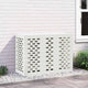 VidaXL couvercle de climatiseur blanc 110 x 50 x 80 cm acier