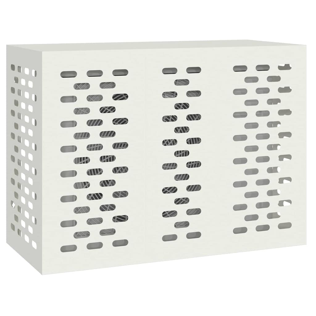 VidaXL couvercle de climatiseur blanc 110 x 50 x 80 cm acier