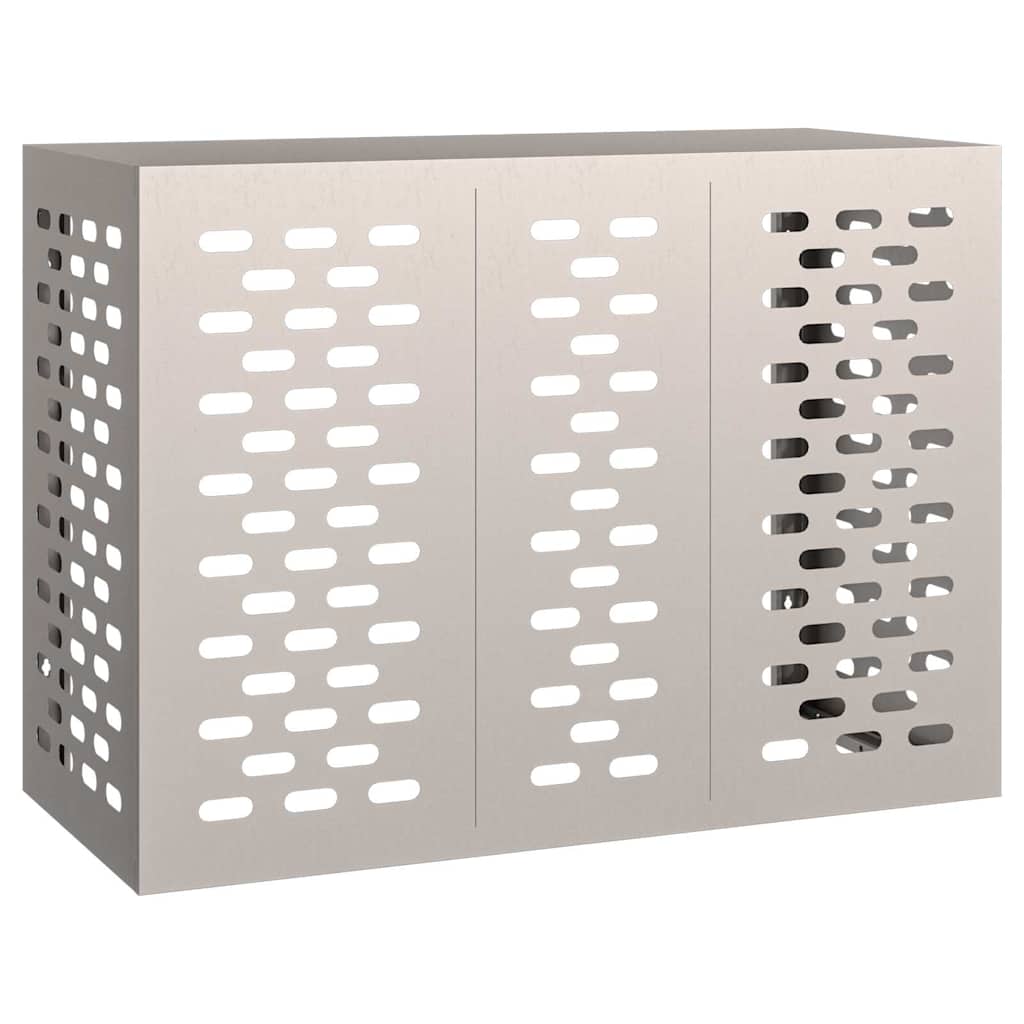 Vidaxxl couvercle de climatiseur rouillé 110 x 50 x 80 cm acier corten