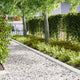 Vidaxl bordure de jardin 20 pcs blanc 100 x 0,05 x 20 cm acier laminé à froid