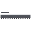 Vidaxl bordure de jardin 50 pcs anthracite 100 x 0,05 x 20 cm acier laminé à froid