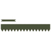 Vidaxl bordure de jardin 10 pcs vert olive 100 x 0,05 x 20 cm