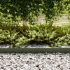 VidaXL bordure de jardin 20 pcs vert olive 100 x 0,05 x 20 cm