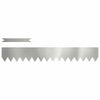 Vidaxl bordure de jardin 30 pcs argent 100 x 0,05 x 20 cm acier galvanisé