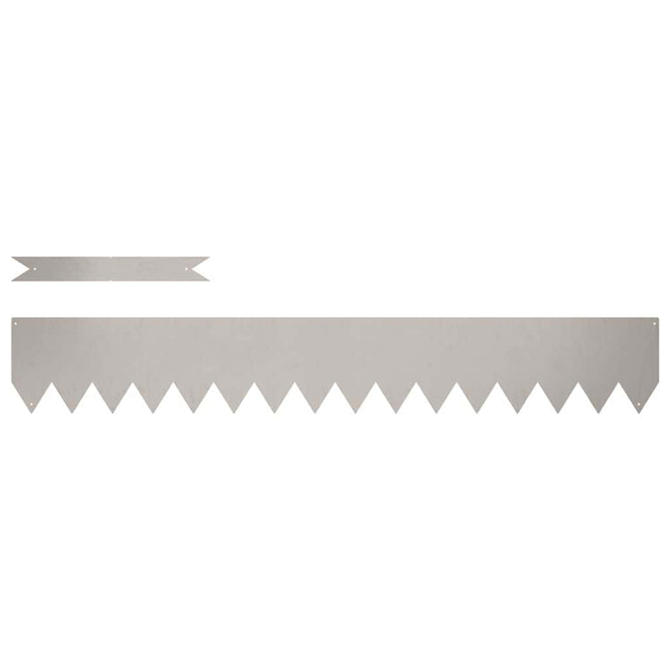 Vidaxl bordure de jardin 20 pcs marron 100 x 0,05 x 20 cm acier corten