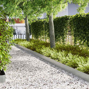 Vidaxl bordure de jardin 10 pcs argent 100 x 0,05 x 20 cm acier galvanisé - afbeelding 1