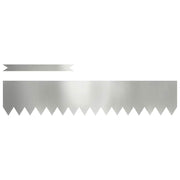 Vidaxl bordure de jardin 10 pcs argent 100 x 0,05 x 20 cm acier galvanisé - afbeelding 2