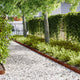 Vidaxl bordure de jardin 30 pcs marron 100 x 0,05 x 20 cm acier corten
