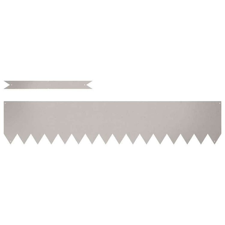 Vidaxl bordure de jardin 30 pcs marron 100 x 0,05 x 20 cm acier corten
