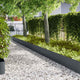 Vidaxl bordure de jardin 10 pcs anthracite 100 x 0,05 x 20 cm acier laminé à froid