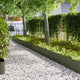 Vidaxl bordure de jardin 10 pcs vert olive 100 x 0,05 x 20 cm