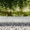 Vidaxxl bordure de jardin 20 pcs argent 100 x 0,05 x 20 cm acier inoxydable