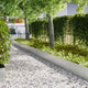 Vidaxl bordure de jardin 20 pcs argent 100 x 0,05 x 20 cm acier galvanisé