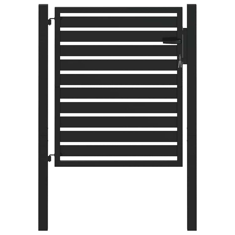 Vidaxx portail de jardin verrouillable 100x100 cm aluminium noir