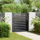 Vidaxx portail de jardin verrouillable 100x100 cm aluminium noir