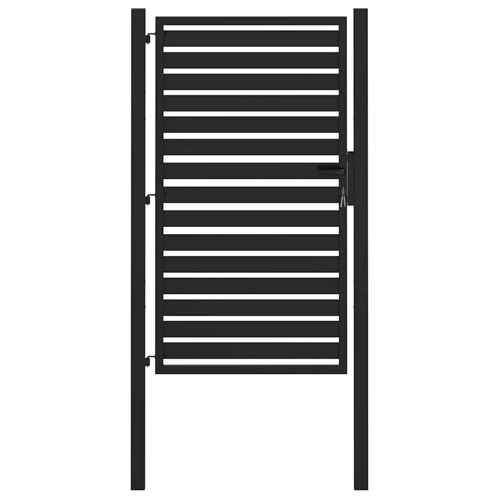 Vidaxx portail de jardin verrouillable 100x150 cm aluminium noir
