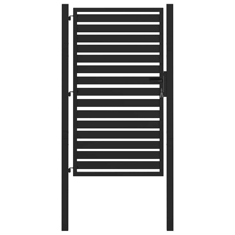 Vidaxx portail de jardin verrouillable 100x150 cm aluminium noir