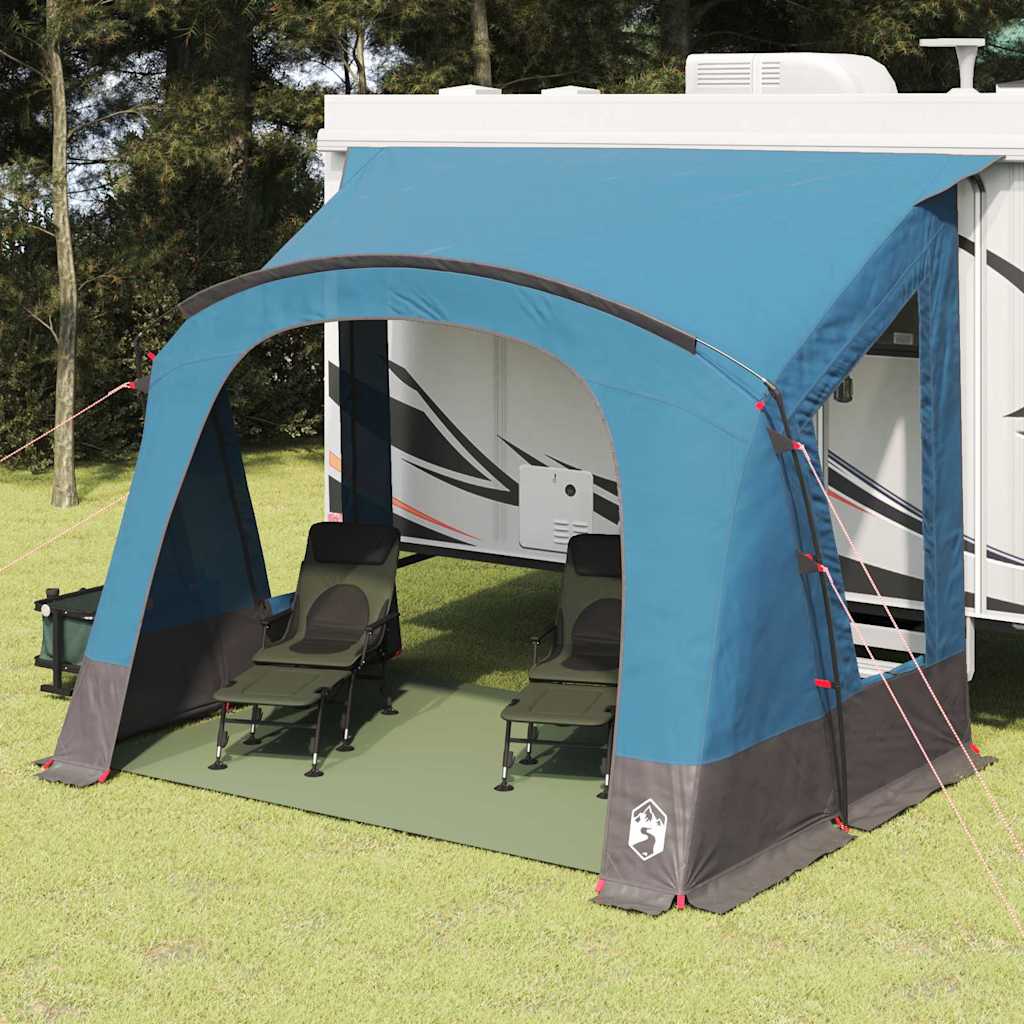 Tente caravane Vidaxx avec toit avec rangement bleu 252 x 245 x 245 cm
