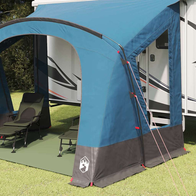 Tente caravane Vidaxx avec toit avec rangement bleu 252 x 245 x 245 cm
