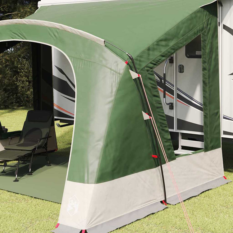 Tente caravane Vidaxx avec toit avec rangement vert 410 x 275 x 245 cm