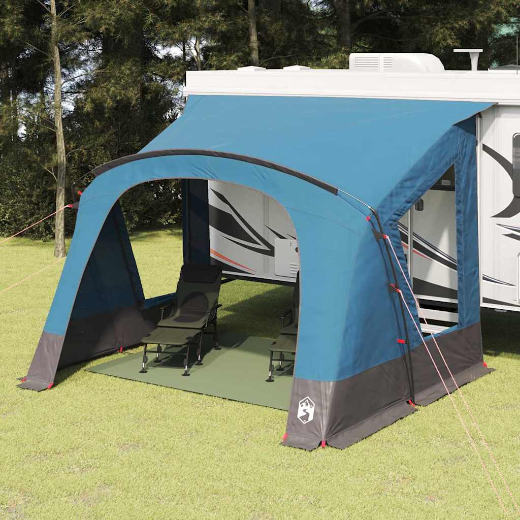 Tente caravane Vidaxx avec toit avec rangement bleu 410 x 275 x 245 cm