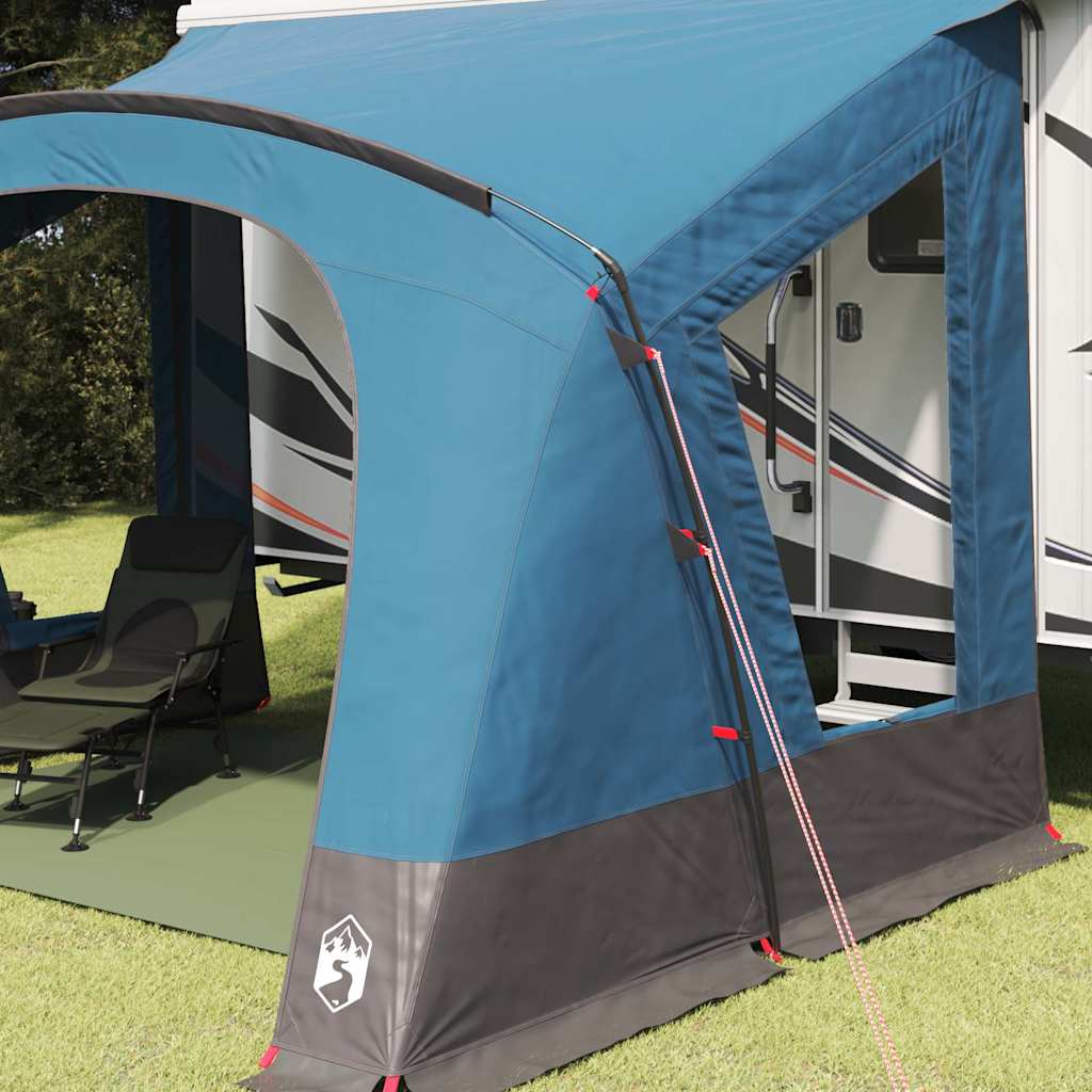 Tente caravane Vidaxx avec toit avec rangement bleu 410 x 275 x 245 cm