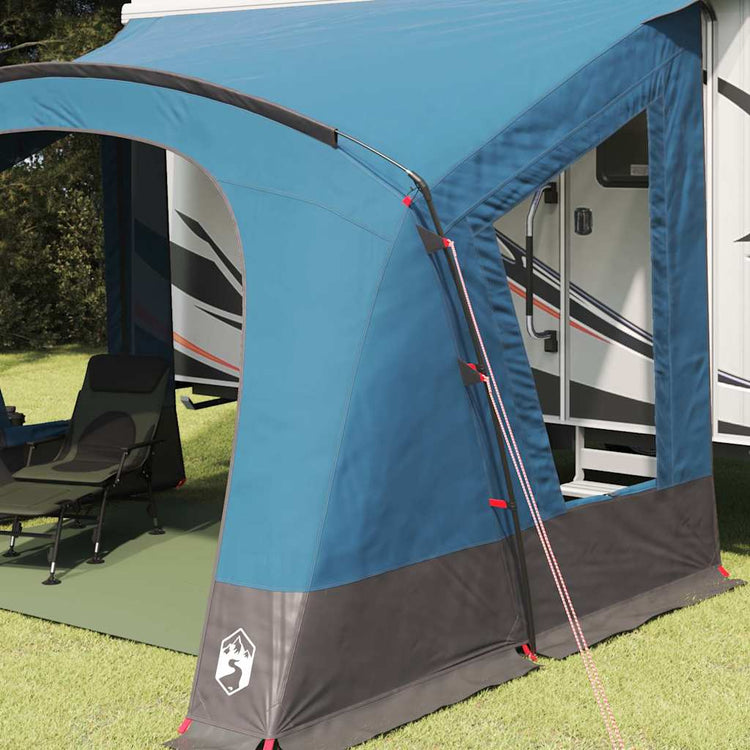 Tente caravane Vidaxx avec toit avec rangement bleu 410 x 275 x 245 cm