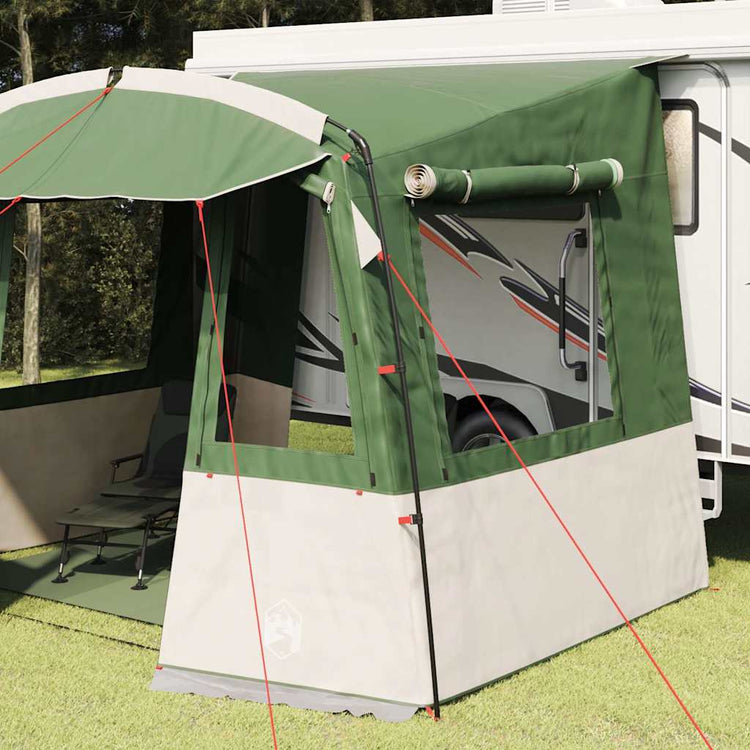 Tente hayon Vidaxx pour caravane avec toit vert 352 x 250 x 240 cm