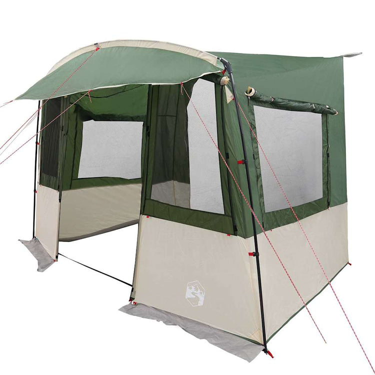 Tente hayon Vidaxx pour caravane avec toit vert 352 x 250 x 240 cm