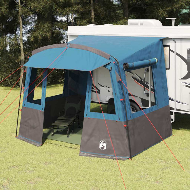 Tente hayon Vidaxx pour caravane avec toit bleu 352 x 250 x 240 cm