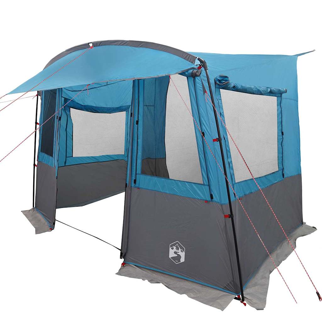 Tente hayon Vidaxx pour caravane avec toit bleu 352 x 250 x 240 cm