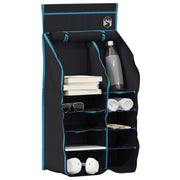 Vidaxx organisateur de tente suspendue 10 compartiments noir 40,5 x 25 x 80 cm - afbeelding 3