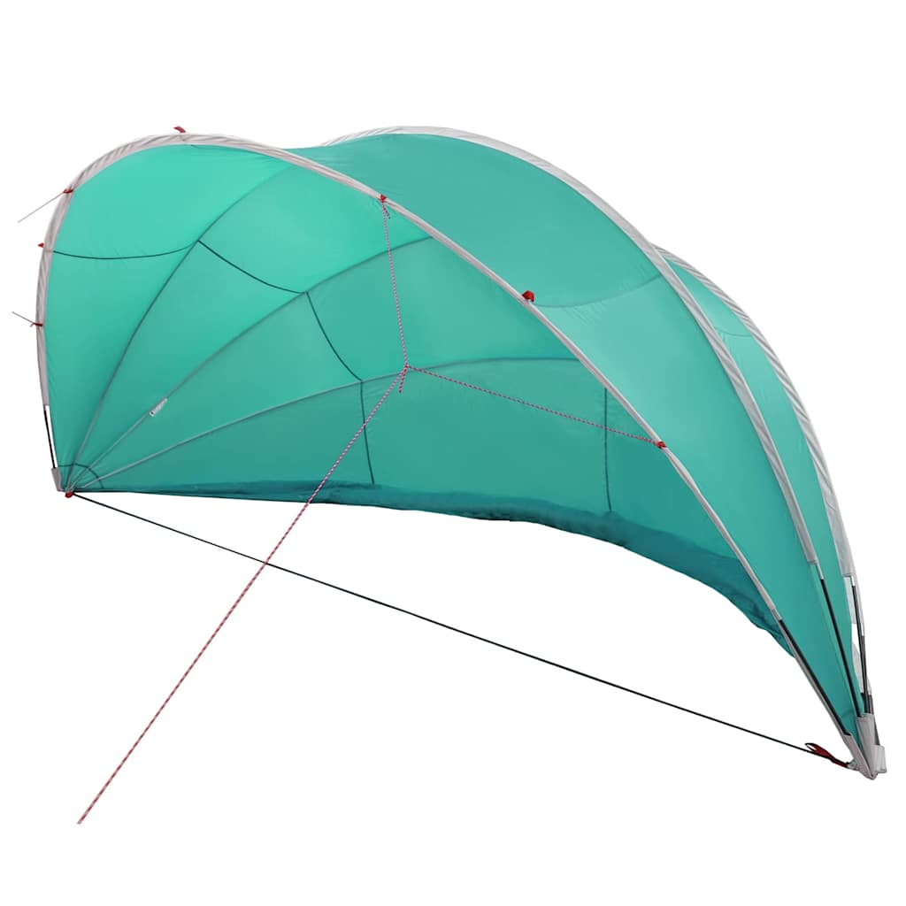 Dôme de piscine Vidaxl bleu 430 x 430 x 210 cm polyester 185t avec revêtement PU