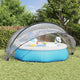 Dôme de piscine Vidaxl transparent 430 x 430 x 210 cm PVC