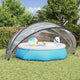Dôme de piscine Vidaxl transparent 500 x 500 x 236 cm PVC