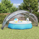 Dôme de piscine Vidaxl transparent 546 x 516 x 250 cm PVC