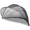 Dôme de piscine Vidaxl noir 546 x 516 x 250 cm polyester 185t avec revêtement PU