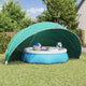 Dôme de piscine Vidaxl bleu 592 x 590 x 275 cm polyester 185t avec revêtement PU