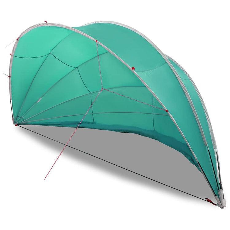 Dôme de piscine Vidaxl bleu 592 x 590 x 275 cm polyester 185t avec revêtement PU