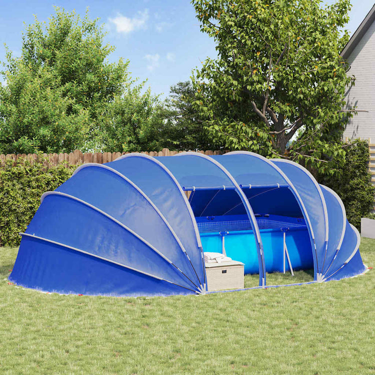 Vidaxx tente de piscine dôme vert 640 x 432 x 205 cm