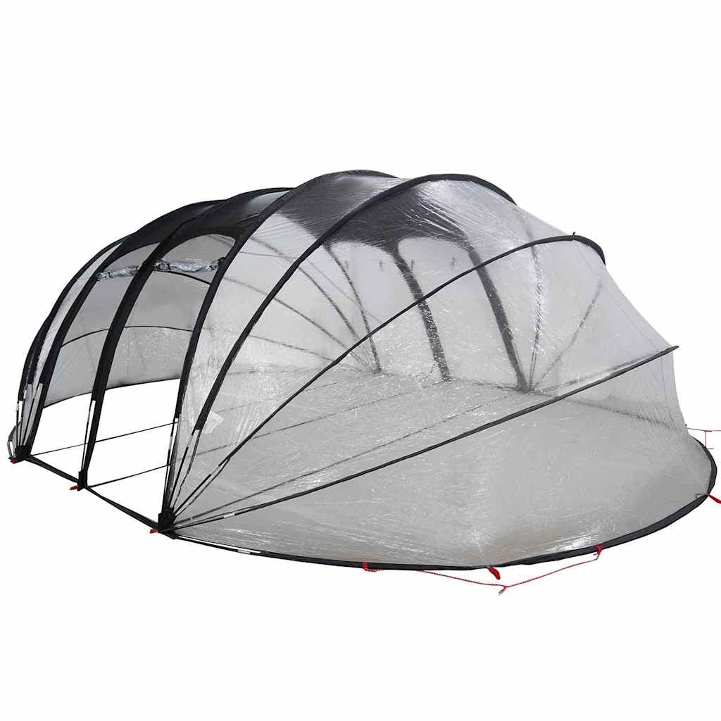 Vidaxx tente de piscine dôme transparent 640 x 432 x 205 cm PVC