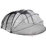 Vidaxx tente de piscine dôme transparent 640 x 432 x 205 cm PVC - afbeelding 3