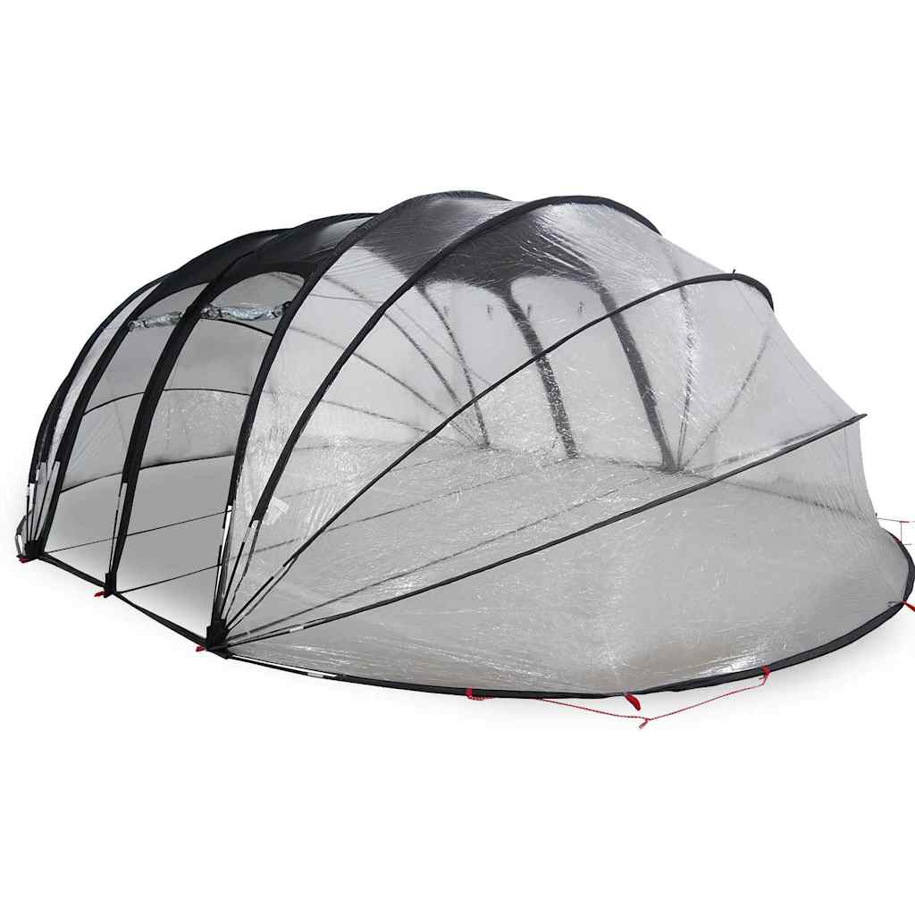 Vidaxx tente de piscine dôme transparent 640 x 432 x 205 cm PVC