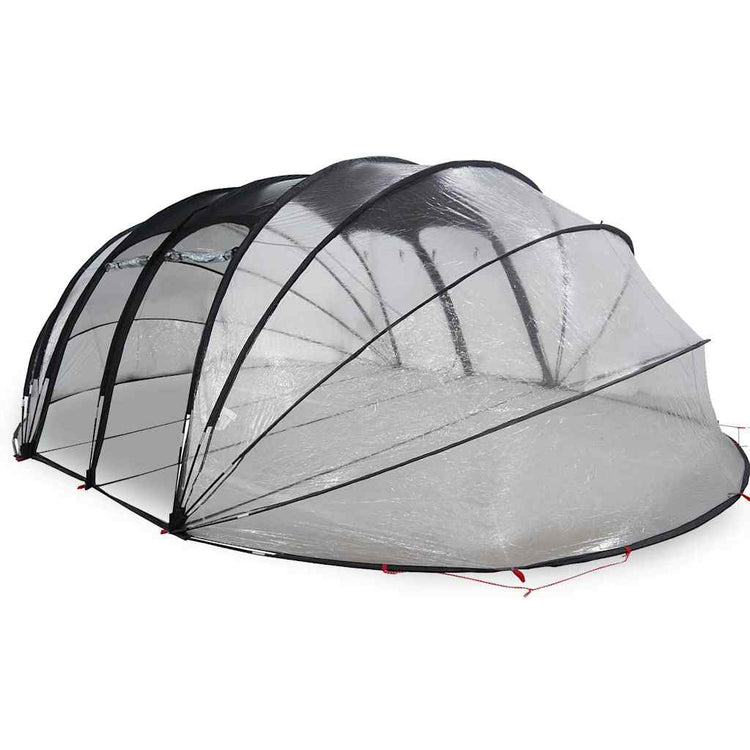 Vidaxx tente de piscine dôme transparent 640 x 432 x 205 cm PVC