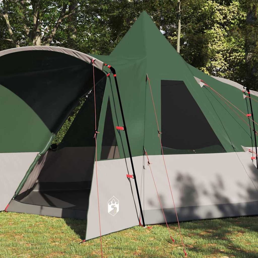 Tente tipi Vidaxl avec toit avec rangement vert 720 x 465 x 295 cm