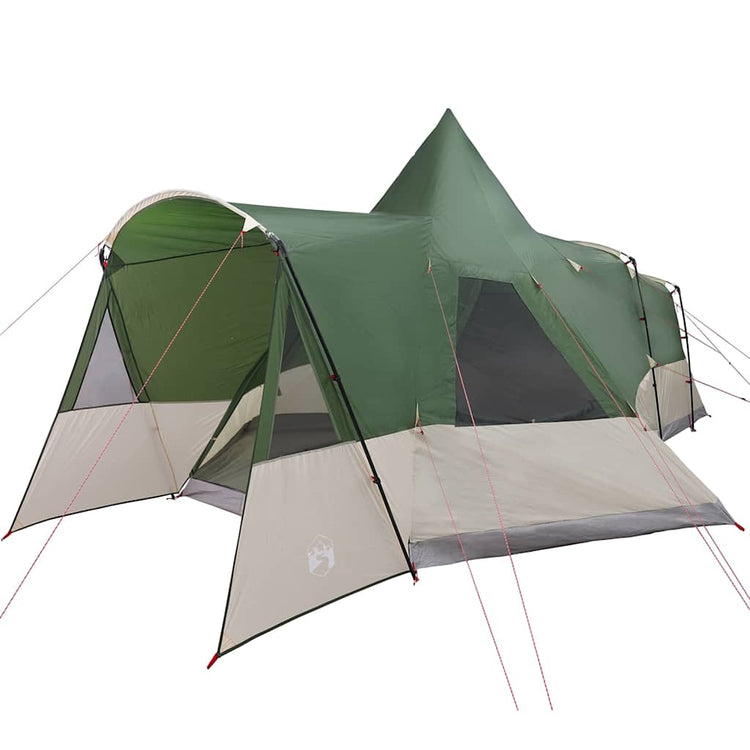 Tente tipi Vidaxl avec toit avec rangement vert 720 x 465 x 295 cm