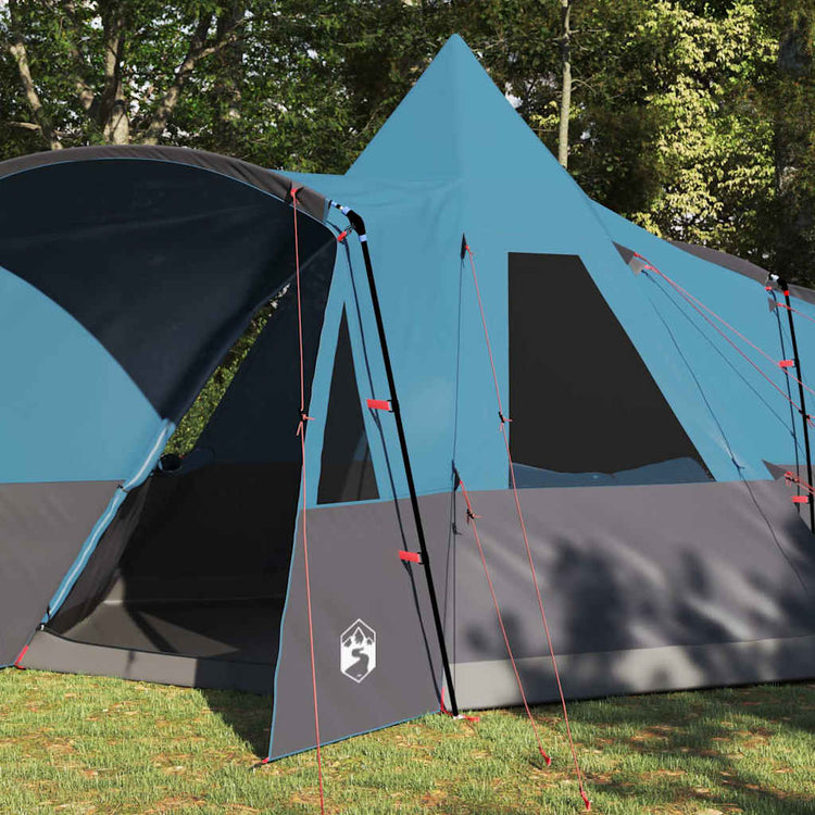 Tente tipi Vidaxl avec toit avec rangement bleu 720 x 465 x 295 cm