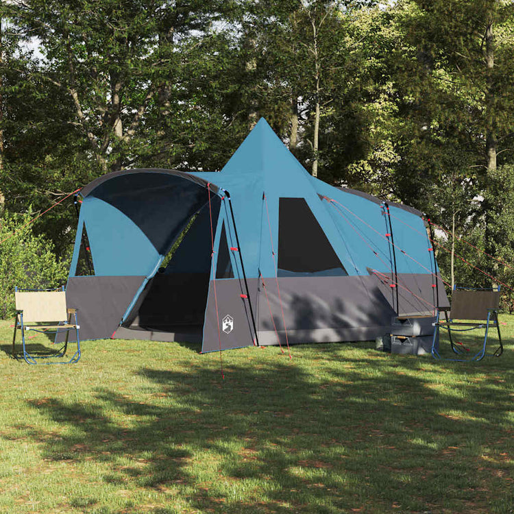 Tente tipi Vidaxl avec toit avec rangement bleu 720 x 465 x 295 cm