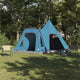 Tente tipi Vidaxl avec toit avec rangement bleu 545 x 450 x 295 cm